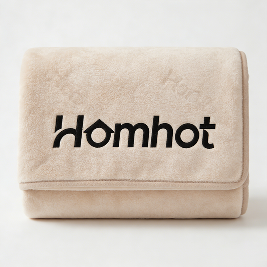 【Homhot Woolen Blanket】—— Cozy Warmth & Minimalist Elegance for Home Comfort