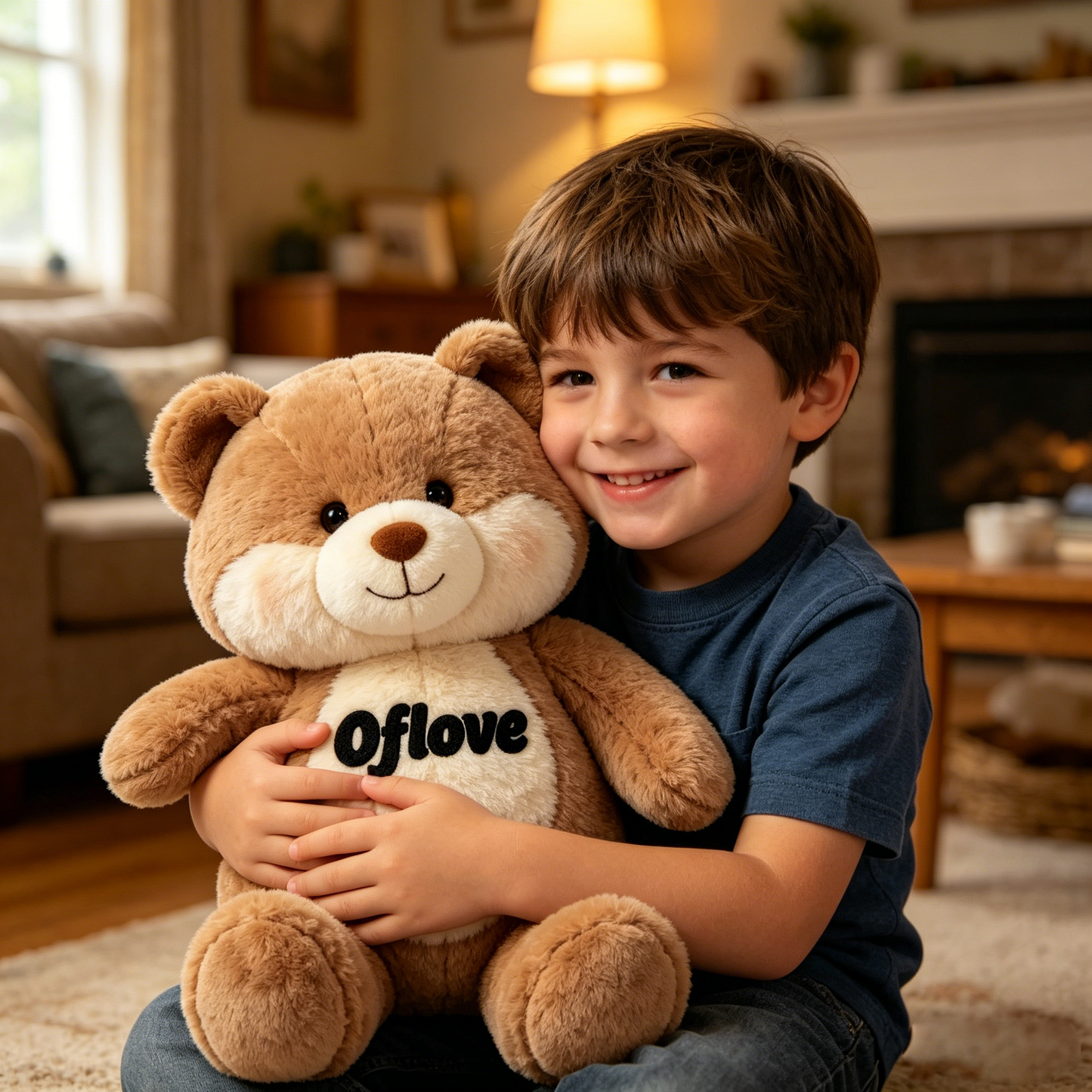 【Oflove Teddy Bear Stuffed Toy】—— A Cuddly Companion for Every Heart