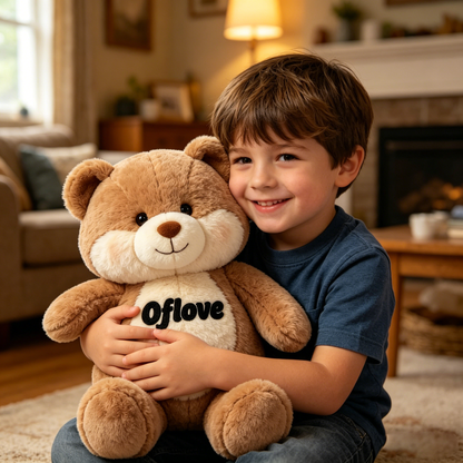 【Oflove Teddy Bear Stuffed Toy】—— A Cuddly Companion for Every Heart