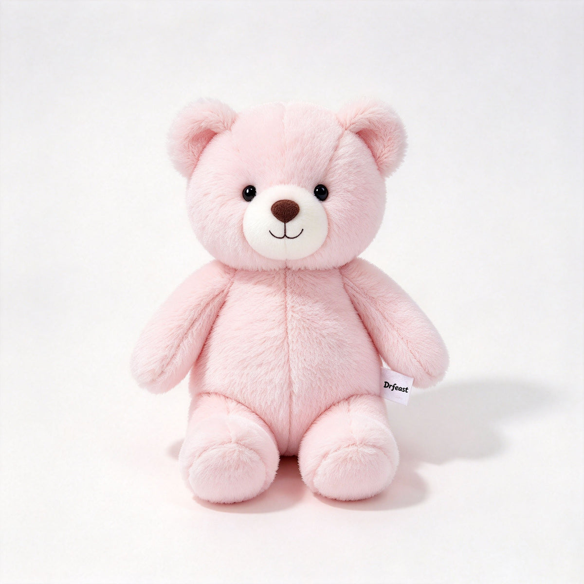 Drfeast Cute Pink Teddy Bear Plush Toy, Soft Stuffed Animal Bear Plush Pillow for Kids Gift Home Decoration