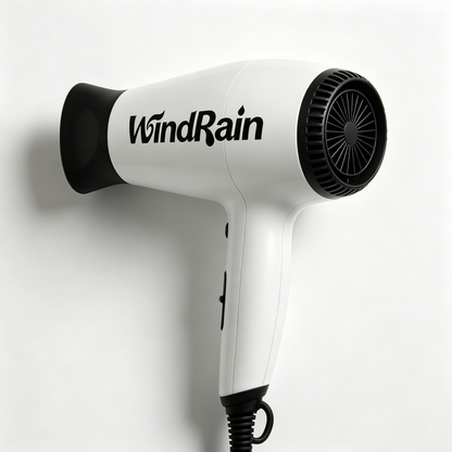 WindRain Professional Ionic Hair Dryer, Fast Drying Low Noise Blow Dryer with Multi Heat & Speed Settings, Lightweight Portable Salon Hair Blower for Home Travel Hair Styling