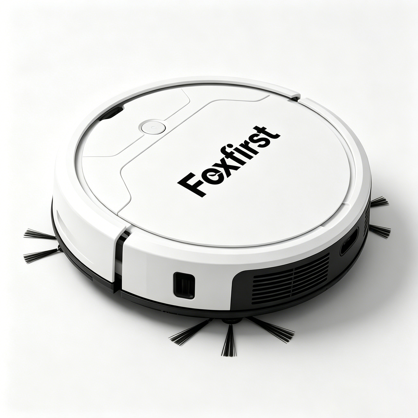 Foxfirst Automatic Robot Vacuum Cleaner, Strong Suction Robotic Vacuum with Anti-Collision Sensor, Low Profile Slim Design, Ideal for Pet Hair, Hardwood Floors & Short-Pile Carpets