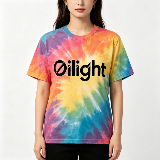 【Oilight Rainbow Tie-Dye T-shirt】—— Trendy Blend of Street Style & Daily Comfort