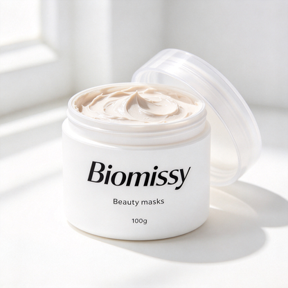 Biomissy Beauty Mask 100g, Hydrating Nourishing Facial Mask, Smoothing Moisturizing Skin Care Mask for Daily Facial Skin Treatment