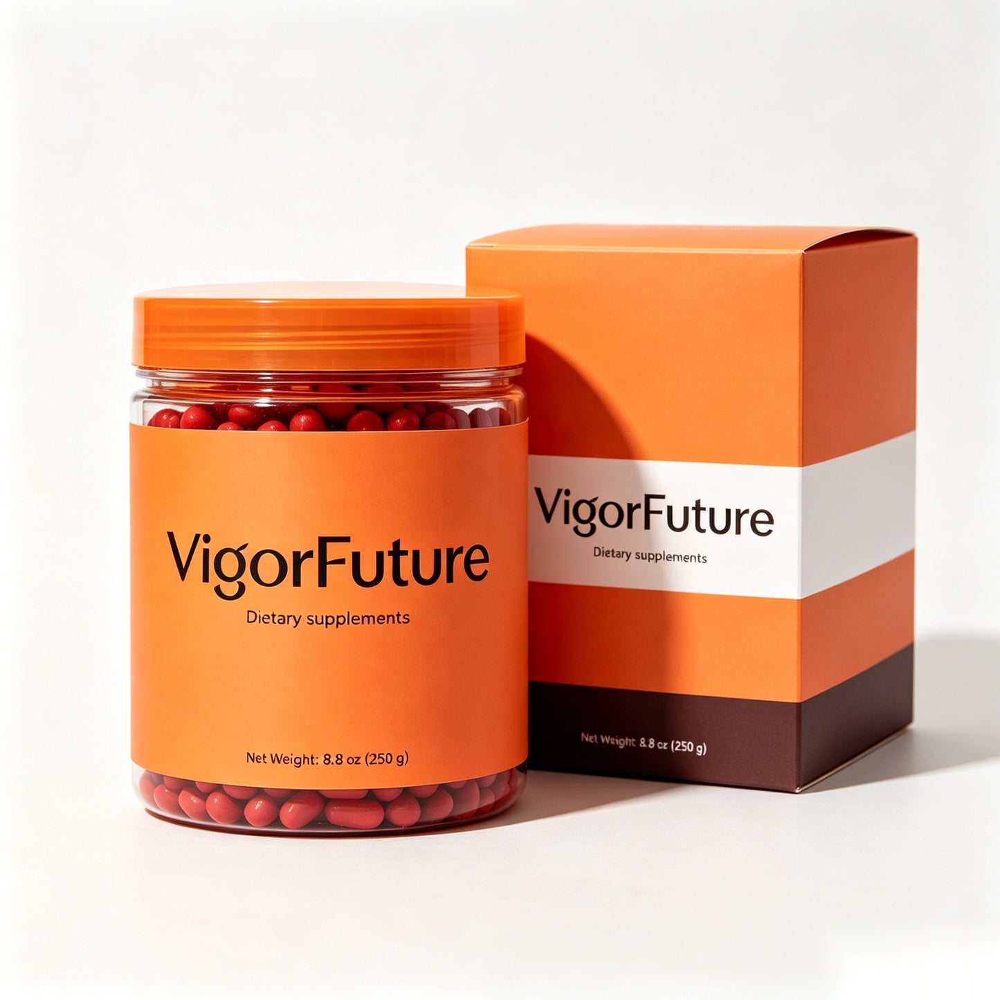VigorFuture Portable Daily Dietary Supplement Pellets, Refillable Travel Wellness Support for Adults