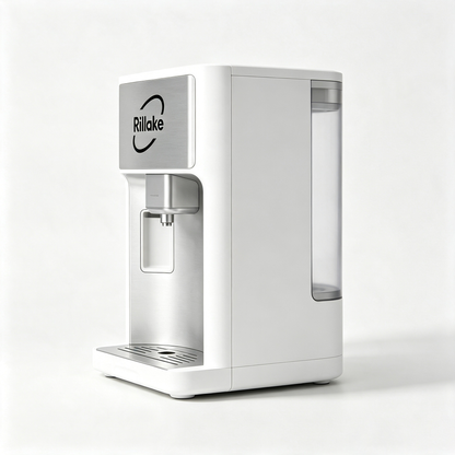 Rillake Countertop Drinking Fountain, Quick‑Dispense Water Dispenser, Splash‑Proof Desktop Water Machine, Easy‑to‑Clean Stainless‑Steel Inner Tank for Home, Office & Dorm Use