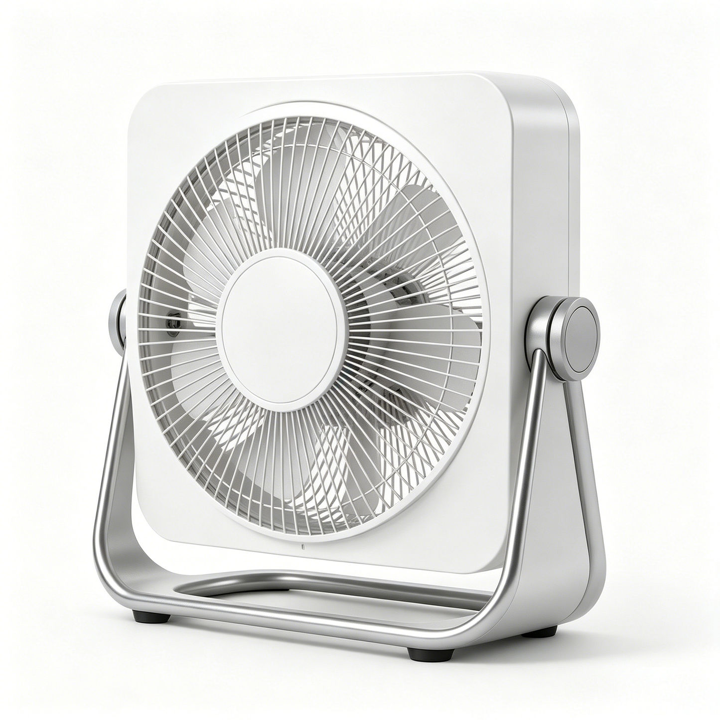 Songnat Portable Desk Fan, Adjustable Quiet Table Fan with 3 Speeds, Compact Personal Air Circulator Fan for Home, Office, Bedroom, Dorm & Small Spaces