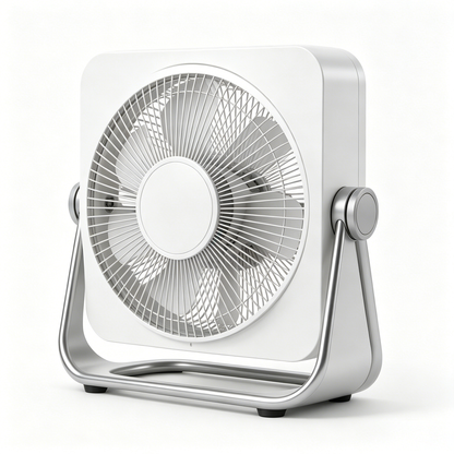 Songnat Portable Desk Fan, Adjustable Quiet Table Fan with 3 Speeds, Compact Personal Air Circulator Fan for Home, Office, Bedroom, Dorm & Small Spaces