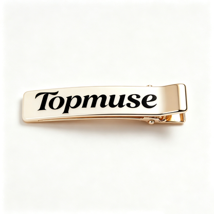 Topmuse Metal Rectangle Hair Barrettes, 3 Pack Smooth Gold Hair Clips for Women Girls, Strong Hold Flat Side Bang Hair Pins, Minimalist Fashion Hair Accessories for Daily Work Party