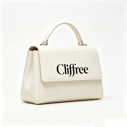 Cliffree Women’s Top Handle Satchel Handbag, Elegant Flap Crossbody Shoulder Bag, Classic Structured Ladies Purse, Versatile Fashion Handbag for Work, Dating & Daily Occasions