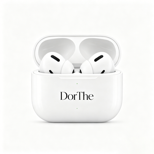 DorThe True Wireless Bluetooth Earbuds, Noise Cancelling In-Ear Headphones with Charging Case, HiFi Stereo Sound, Long Battery Life, Waterproof Sports Earphones