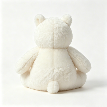 Ownluck Soft White Hippo Stuffed Animal Plush Toy, Fluffy Huggable Hippopotamus Plush Doll for Kids & Adults, Comfort Bedtime Companion Gift