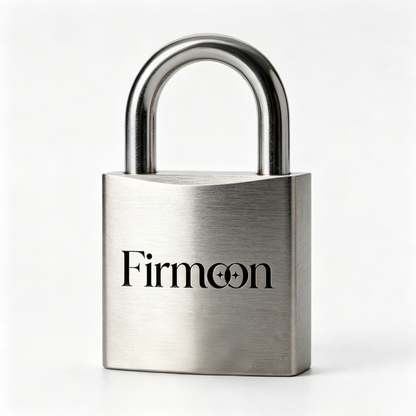 Firmoon Metal lock, Heavy Duty Weatherproof Metal Lock with Hardened Steel Shackle, Anti-Cut Anti-Rust Security Padlock for Gate, Shed, Locker, Storage Unit, Garage, Outdoor & Indoor Use