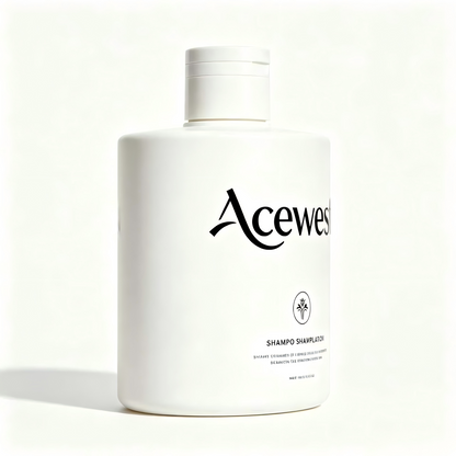 Acewest Amino Acid Shampoo, Gentle Volumizing & Anti-Dandruff Shampoo, Sulfate-Free Formula for Dry & Frizzy Hair, Suitable for Men & Women