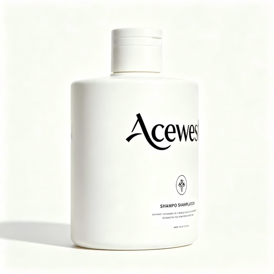 Acewest Amino Acid Shampoo, Gentle Volumizing & Anti-Dandruff Shampoo, Sulfate-Free Formula for Dry & Frizzy Hair, Suitable for Men & Women