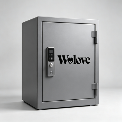 Wolove Digital Home Safe, Electronic Password Lock Security Safe Cabinet with Removable Storage Shelf, Heavy Duty Steel Fireproof Safe for Money, Jewelry, Documents, Office & Household Use
