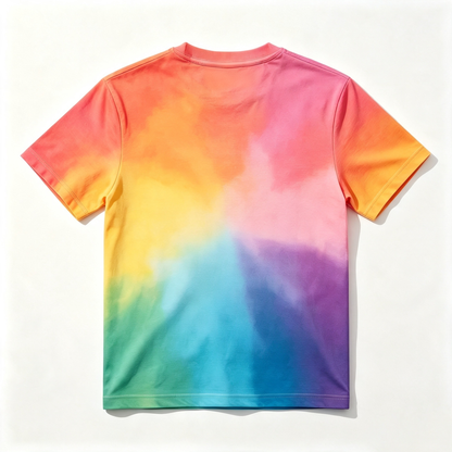 Twilightree Tie‑Dye Short Sleeve T‑Shirt, Casual Crew Neck Soft Lightweight Tee for Daily Wear Unisex