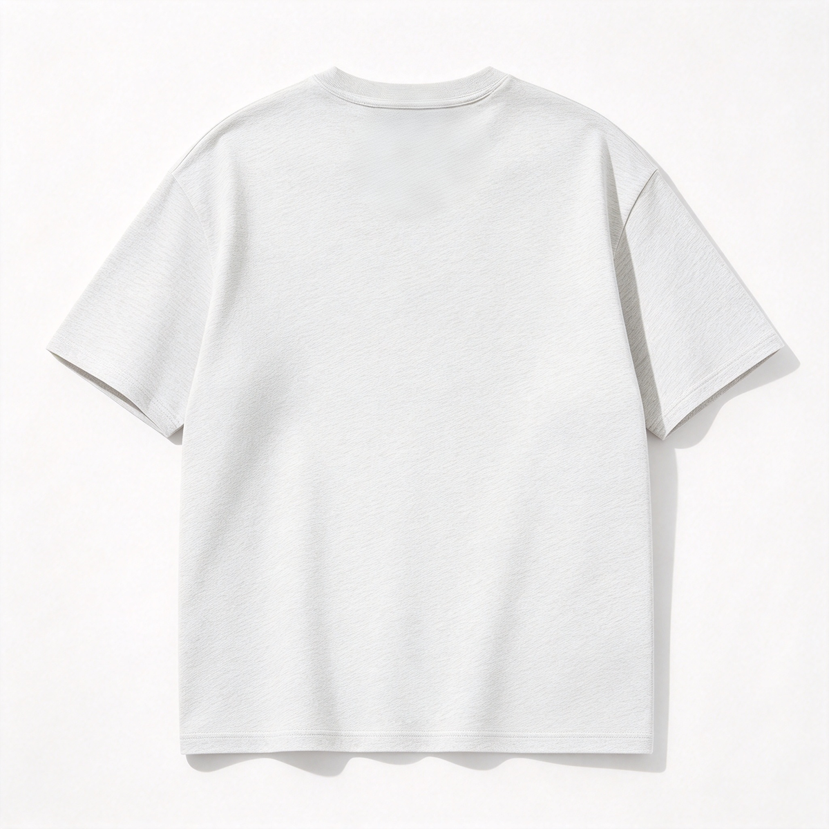 Steedbird Classic Crew Neck Cotton t-shirt, Soft Heather Gray Short Sleeve Tee, Versatile Solid Casual Unisex Tops for Daily Wear