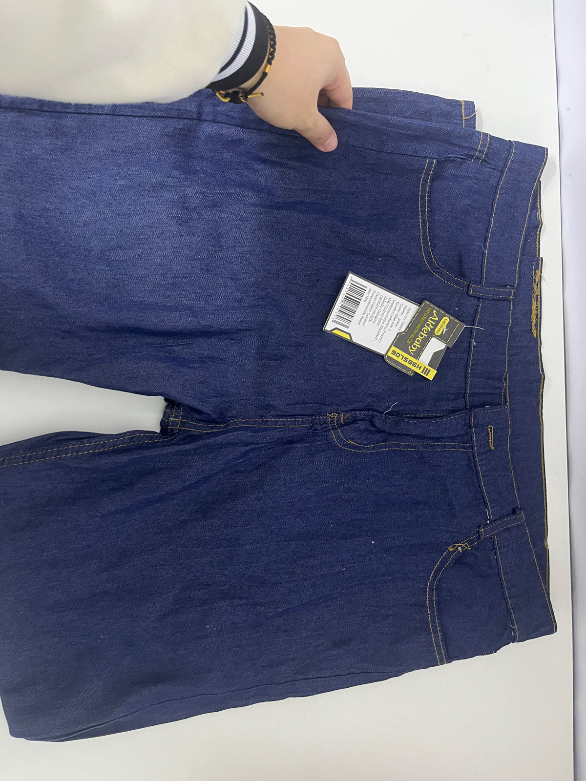 [Aloebaby Jeans]-Classic Dark Blue Straight-Leg Jeans - Versatile Casual Basic