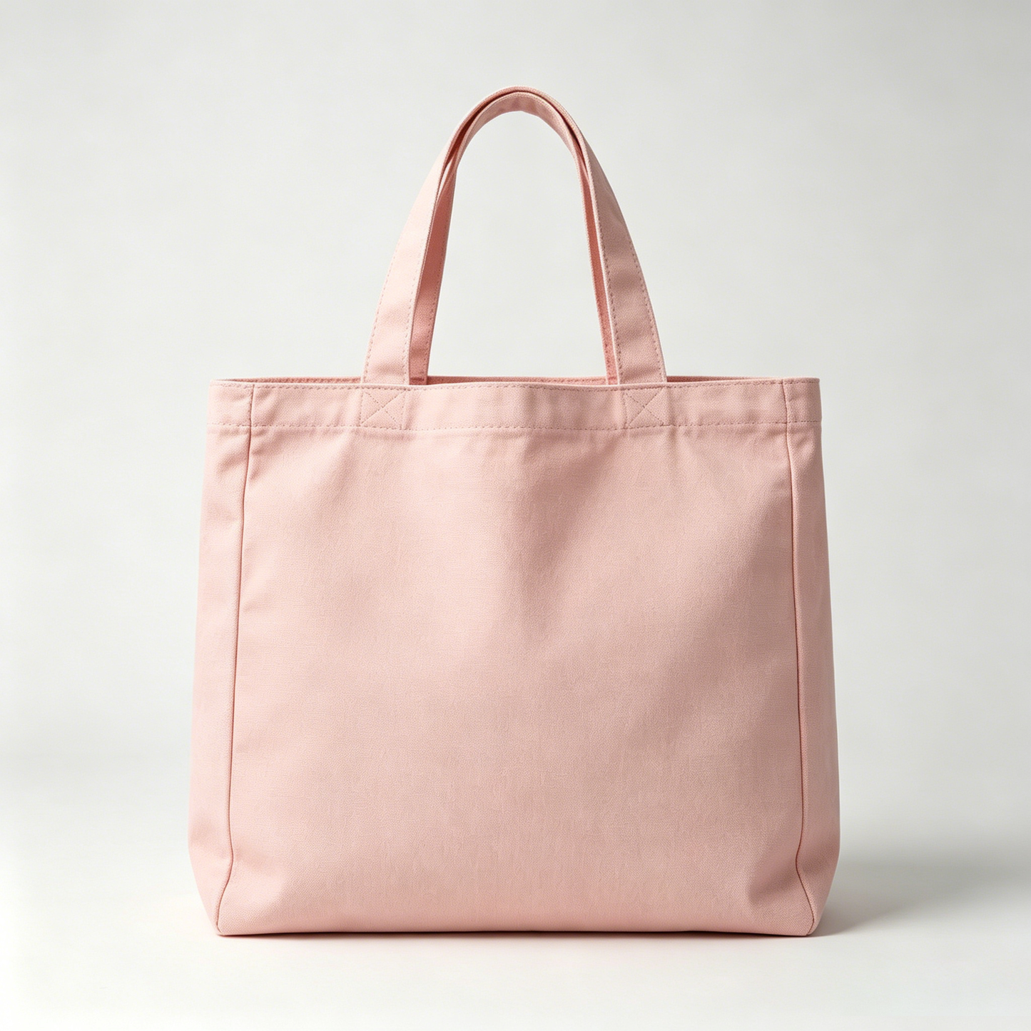 【Areart Handbags for ladies】—— Minimalist Pink Canvas Tote Bag for Daily Styling
