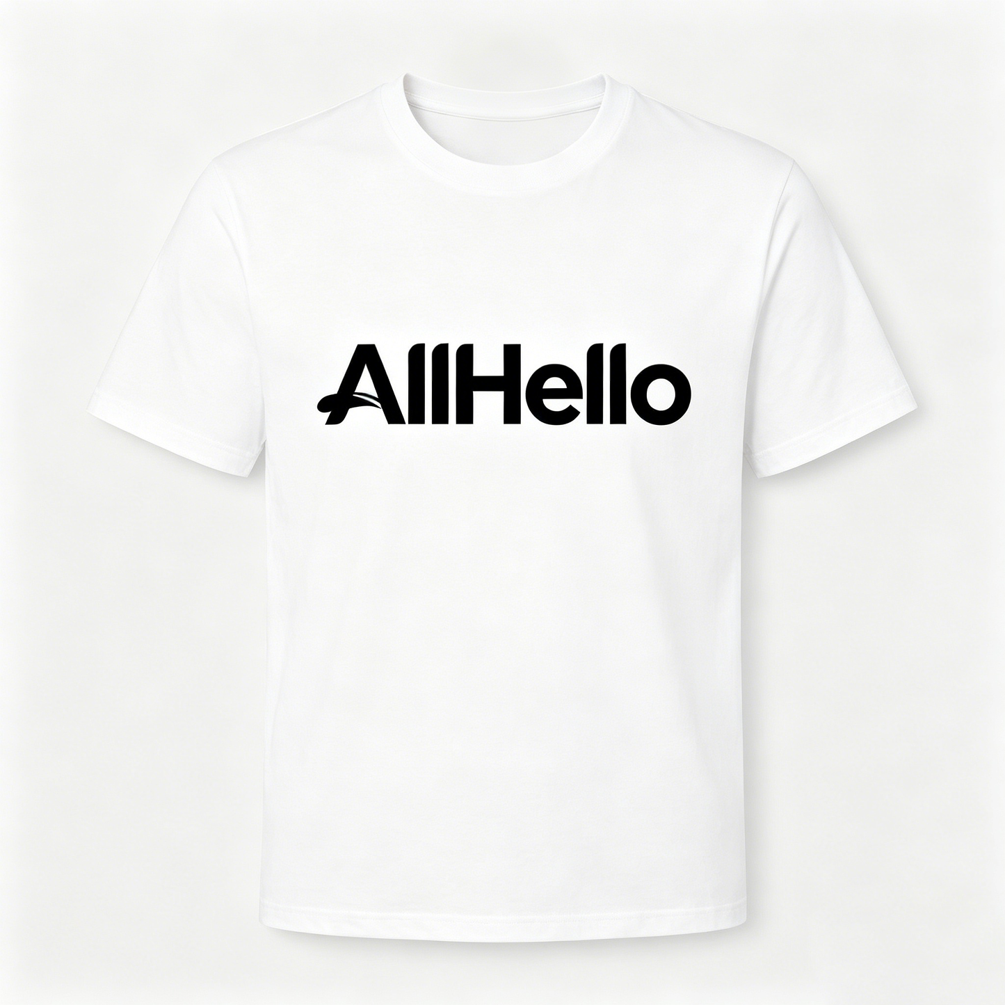 【AllHello Classic Logo T-shirt】—— Your Go-To for Everyday Comfort & Style