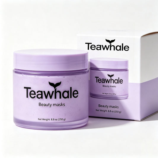 Teawhale Hydrating Purple Beauty Mask Deep Clean Pore Moisturizing Facial Mask For All Skin Types Soft Cream Mask