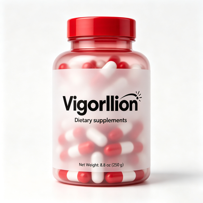 Vigorllion Daily Vitality Dietary Supplement Capsules, All-Natural Energy Support Wellness Pills, Easy Swallow Red White Capsules for Overall Body Health