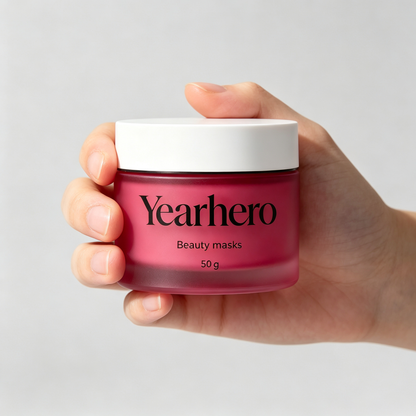 Yearhero Hydrating Glow Beauty Mask, Deep Moisturizing Brightening Facial Mask for Dull Dry Skin, Overnight Repair Skin Care Mask for All Skin Types