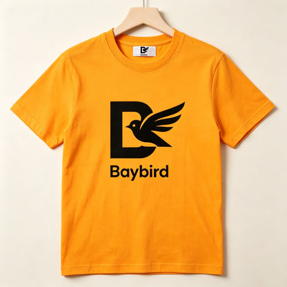Baybird Classic Crew Neck T‑Shirt, Soft Cotton Short Sleeve Casual Tops