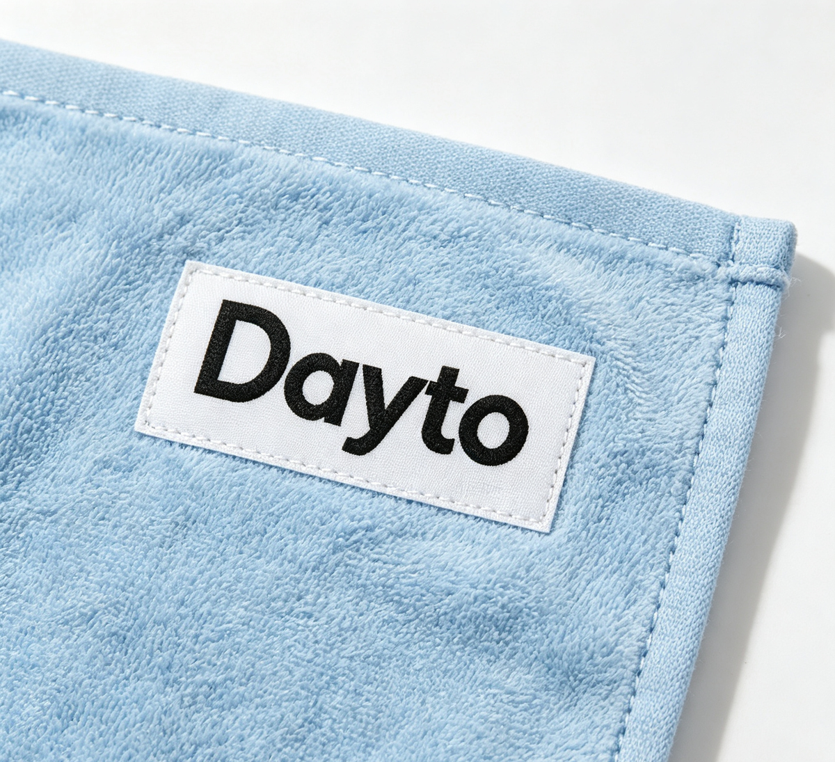 Dayto Soft Plush Face Towel, Quick Dry Absorbent Towel for Bathroom, Travel, Gym, Daily Home Use, Light Blue Multipurpose Hand Towel