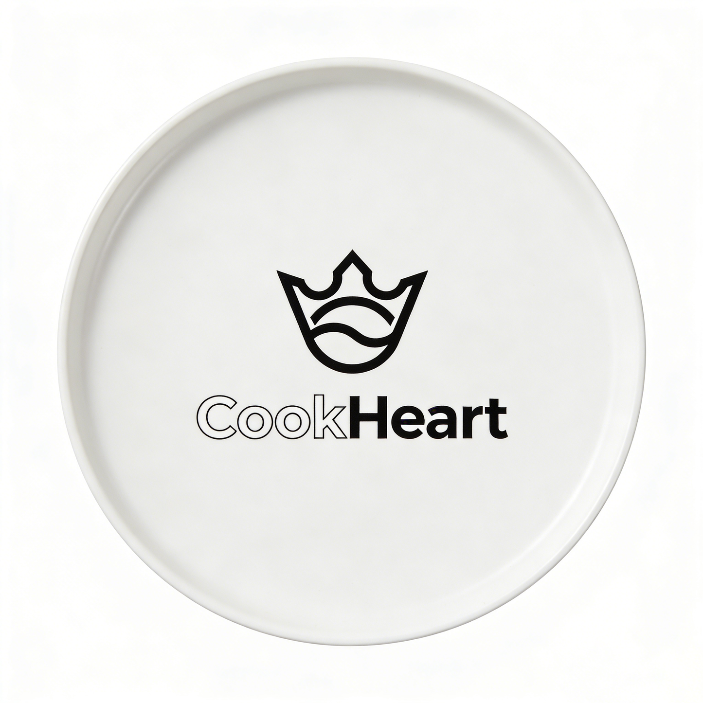 【CookHeart Minimalist Ceramic Dinner Plate】—— Timeless Style for Everyday Dining
