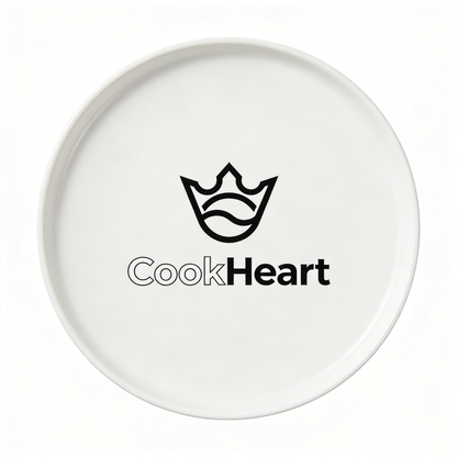【CookHeart Minimalist Ceramic Dinner Plate】—— Timeless Style for Everyday Dining