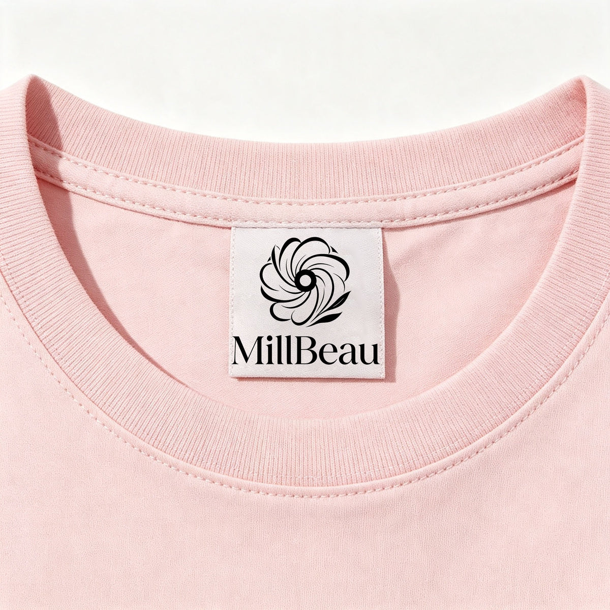 MillBeau Women's Basic Short‑Sleeve Crew Neck T‑Shirt, Soft‑Fit Casual Solid Color Everyday Tee