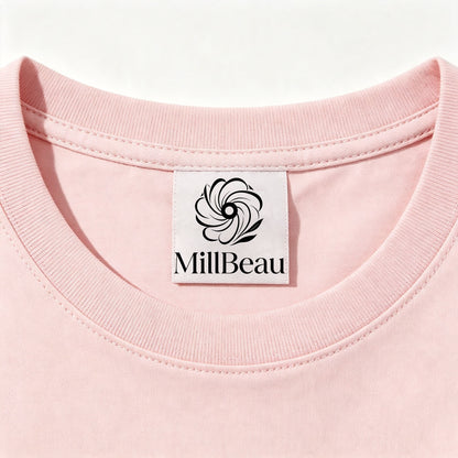MillBeau Women's Basic Short‑Sleeve Crew Neck T‑Shirt, Soft‑Fit Casual Solid Color Everyday Tee