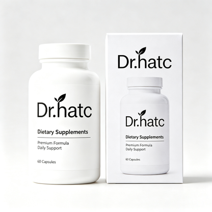 Dr.hatc All‑Natural Daily Dietary Supplement Capsules, Premium Herbal Formula, Nutrition Immune & Body Wellness Support, Non‑GMO