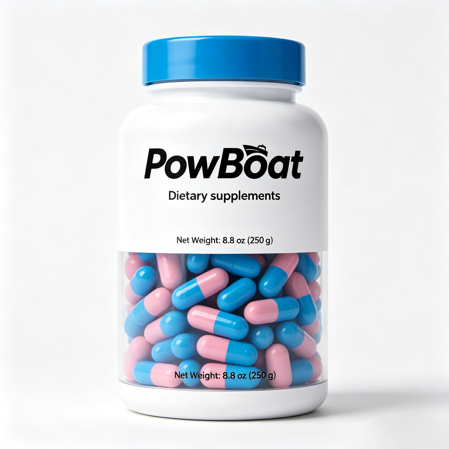 PowBoat Dietary Supplement Capsules, Natural Wellness Support Supplement for Daily Health, Premium Oral Capsules