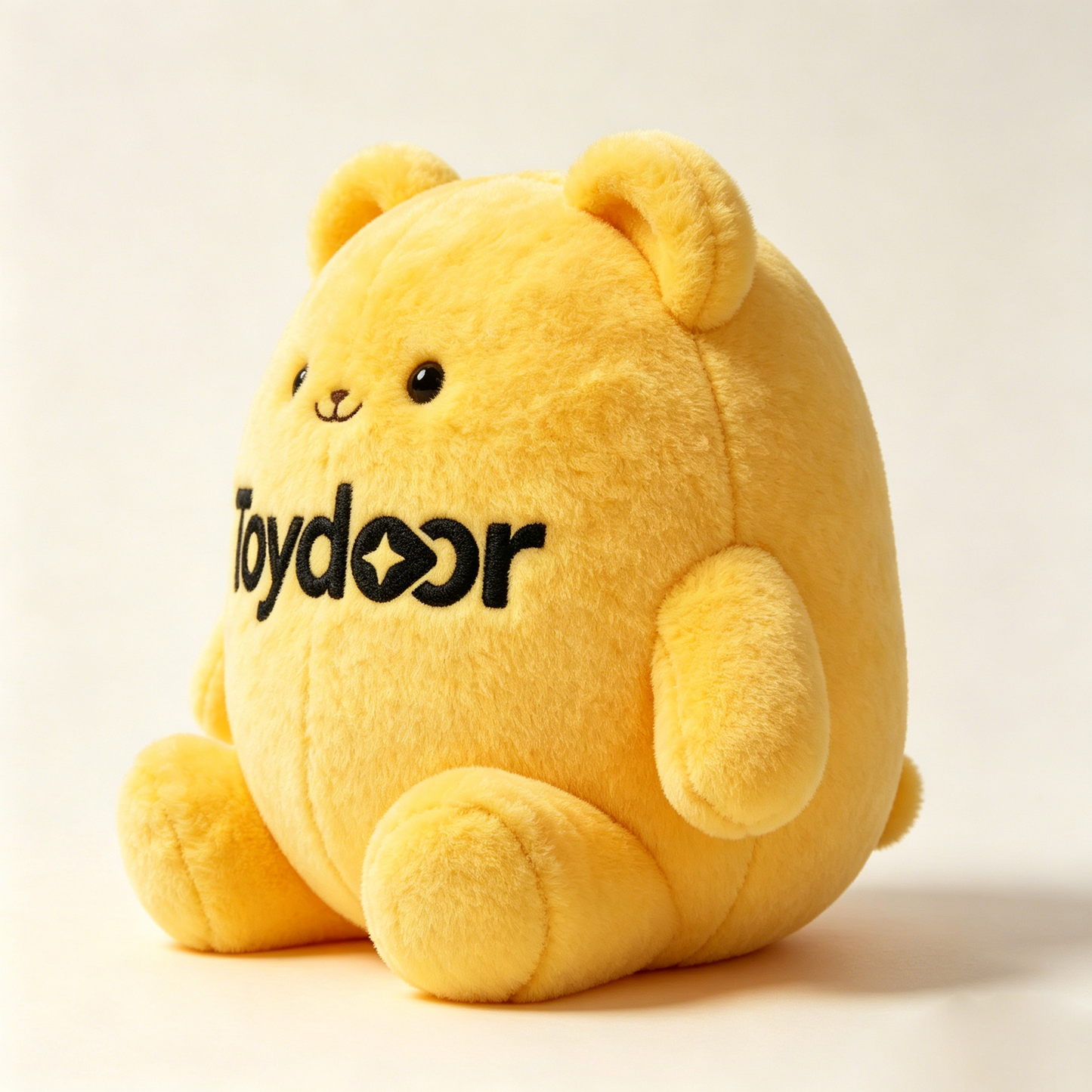 【Toydoor Round Bear Plush Toy】—— Ideal Companion for Decor & Warm Gift-Giving