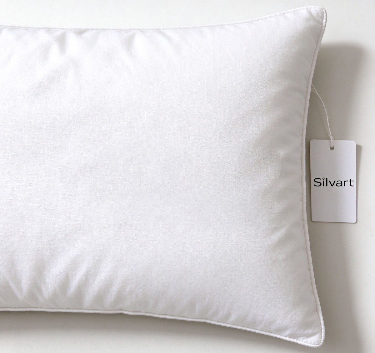 Silvart Bed Pillows for Sleeping, Soft Support Pillow for Side Back Stomach Sleepers, Vacuum Compressed Shipment