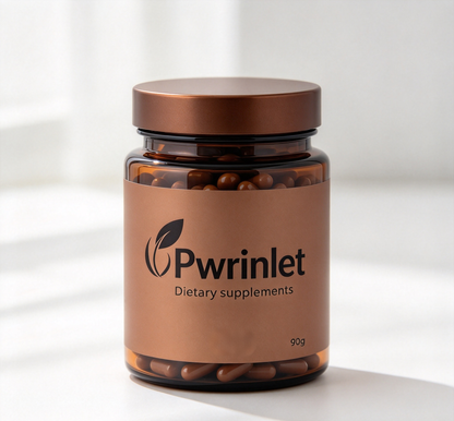 Pwrinlet Dietary Supplement Capsules 90g, Natural Wellness Daily Support Supplement, Premium Plant-Derived Formula for Adult Daily Body Care