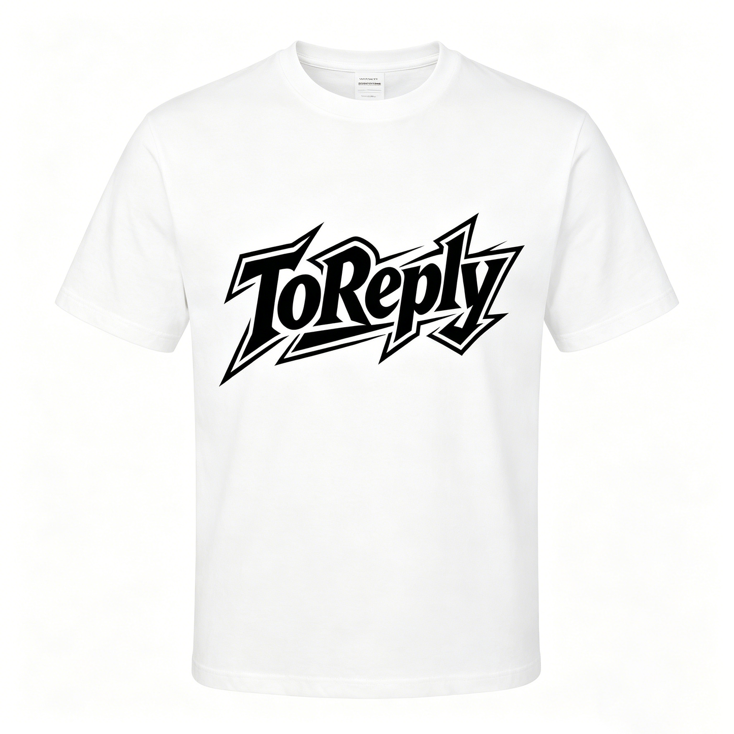 【ToReply Graffiti Logo Cotton T-shirt】—— Casual Streetwear Essential