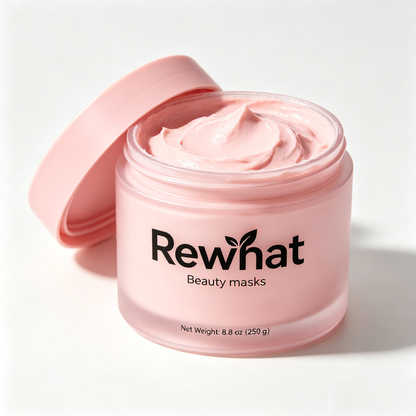 Rewhat Hydrating Clay Beauty Mask, Deep Pore Cleansing Facial Mud Mask for Blackheads & Oil Control, Gentle Exfoliating Skin Care Mask