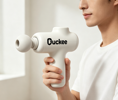 Duckee Massage Gun, Portable Deep Tissue Percussion Massager, Electric Muscle Massage Gun for Athletes, Back Neck Body Pain Relief
