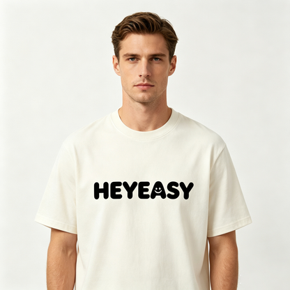 HEYEASY Crew Neck Short Sleeve Tee Relaxed Fit Soft Cotton Casual Sunny Daily Wear Basic T-Shirt