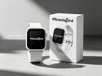 MiracleBird Smart Watch, Fitness Tracker with Heart Rate Sleep Monitor, Full Touch Screen Smartwatch for Android and iOS Phones, IP67 Waterproof Smart Watch for Men Women