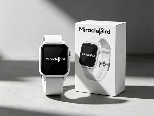 MiracleBird Smart Watch, Fitness Tracker with Heart Rate Sleep Monitor, Full Touch Screen Smartwatch for Android and iOS Phones, IP67 Waterproof Smart Watch for Men Women