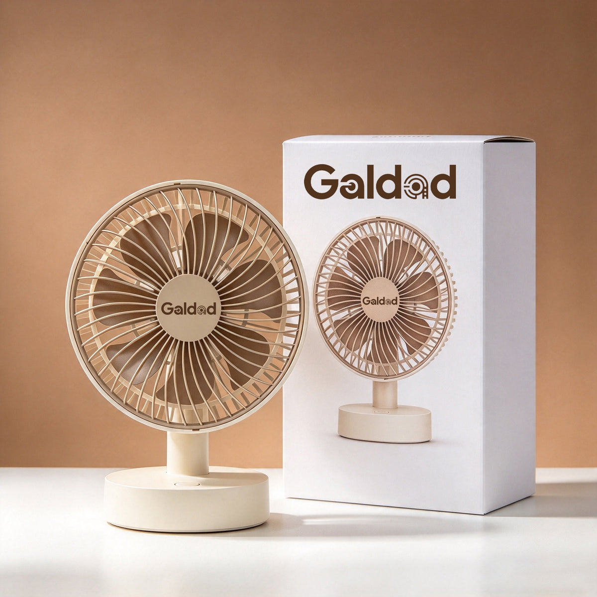 Galdad Electric Fans, Small Desk Table Fan, Portable Quiet Desktop Fan for Home, Office, Bedroom, Dorm Personal Cooling Fan