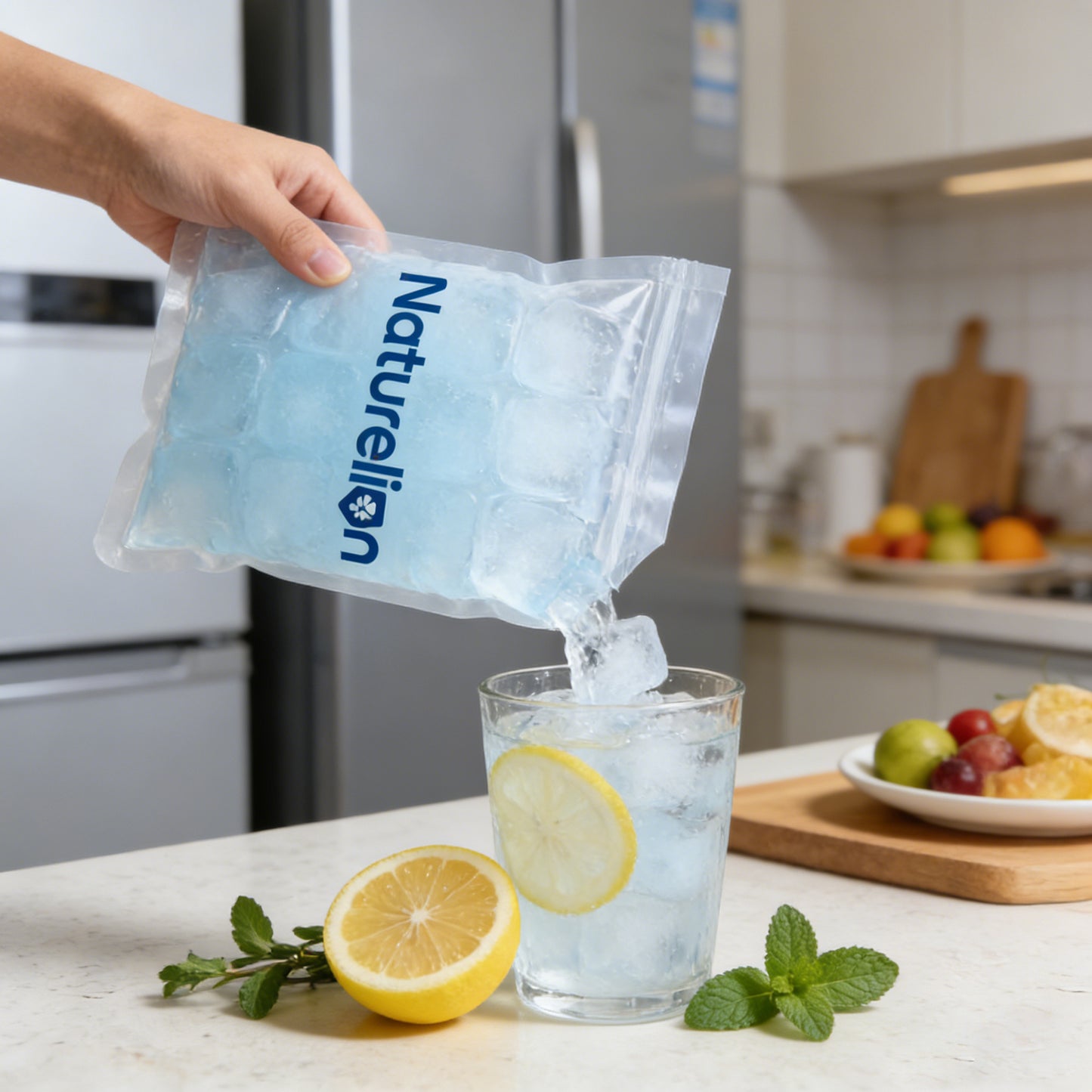 【Naturelion Plastic Storage Bags for Ice】—— Reliable Choice of Freezing & Convenience