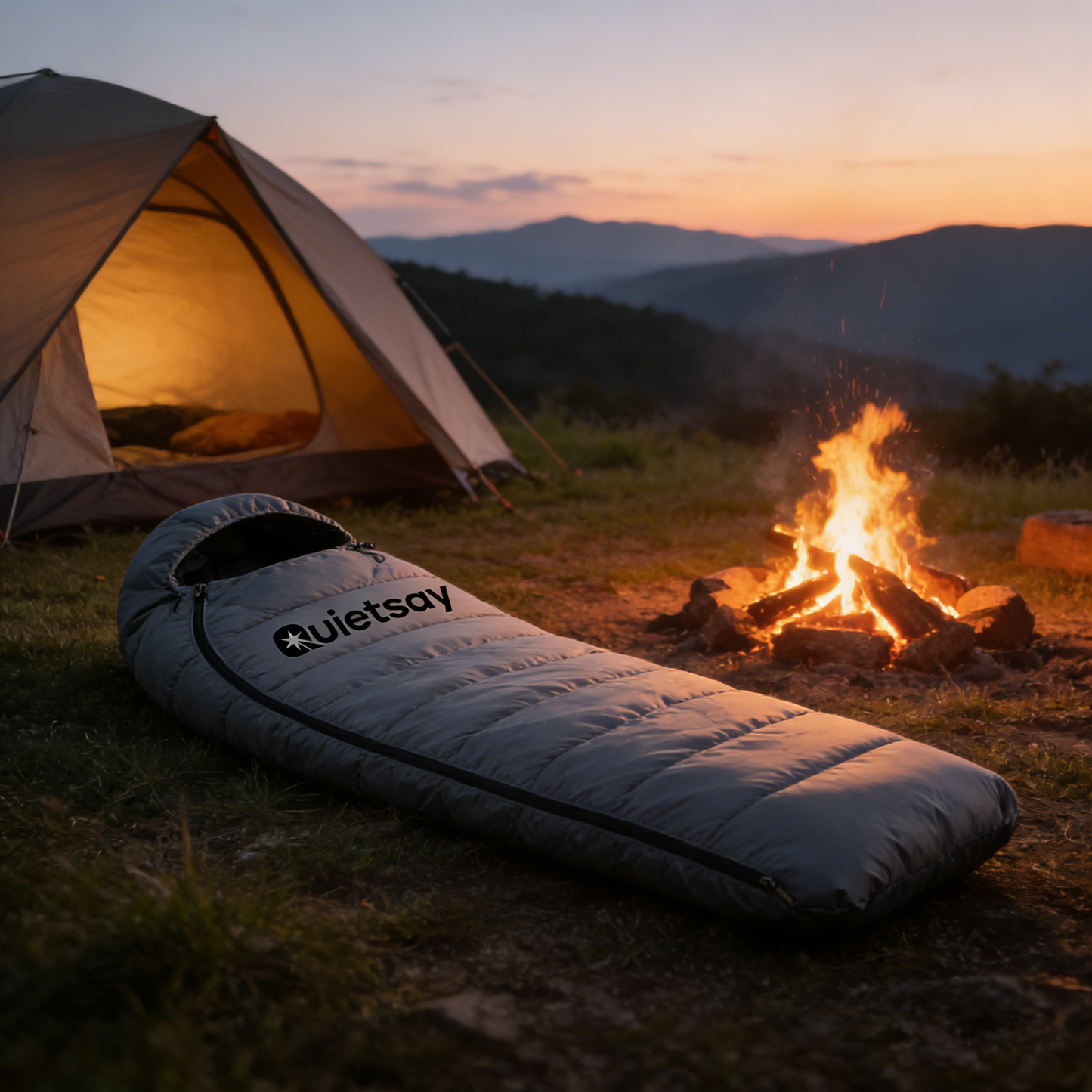 【Quietsay Mummy Slumber Bag】—— Your Warm & Peaceful Shelter for Outdoor Adventures