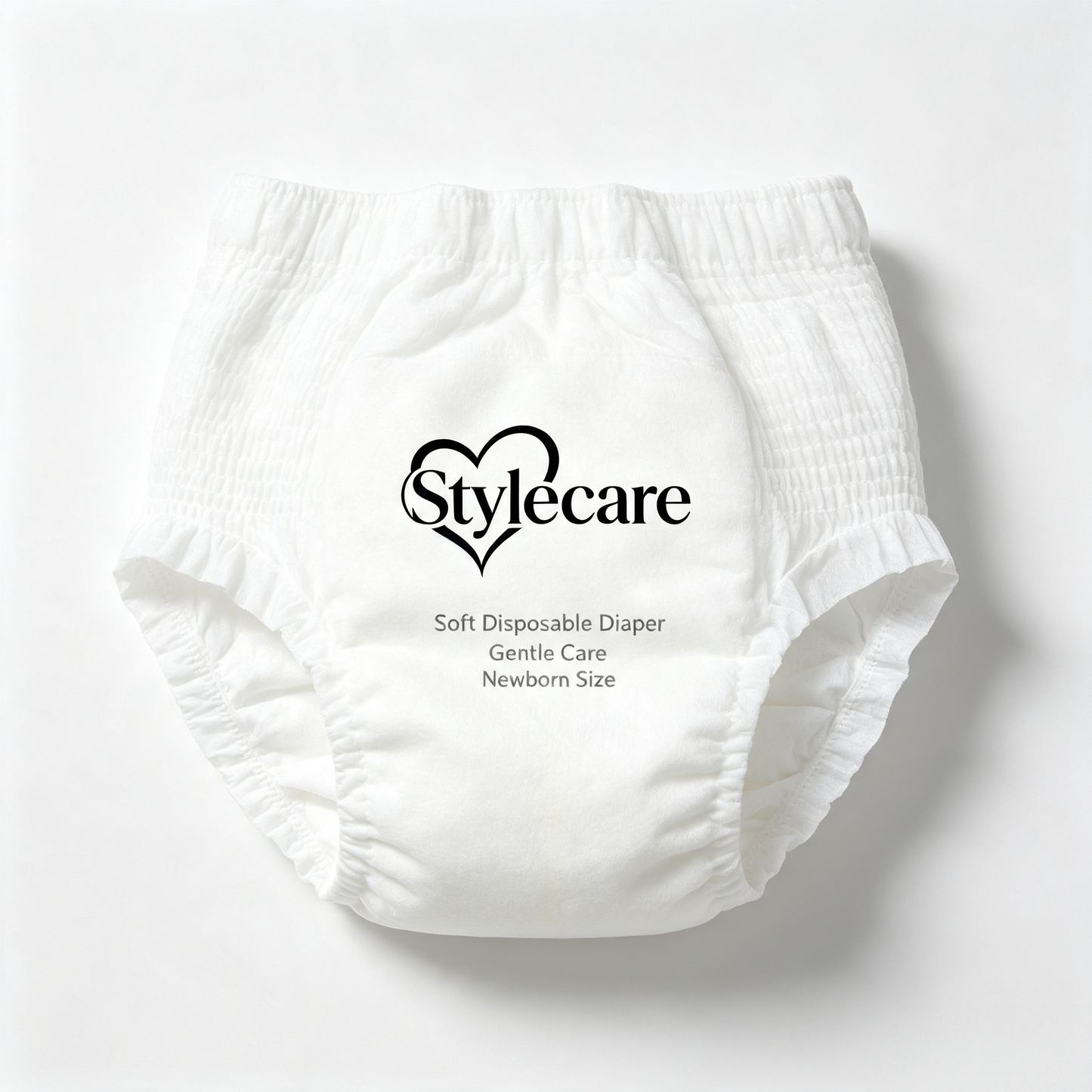 Stylecare Disposable Baby Diapers Newborn Size, Ultra Soft Gentle Skin Care Nappies, High Absorbency Leak Proof Disposable Diapers for Infant, 20 Count