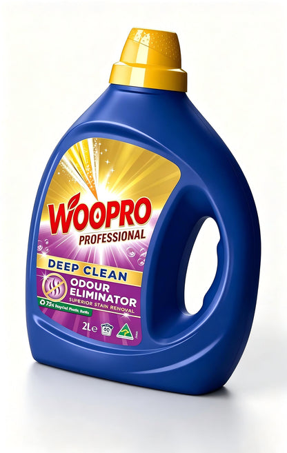 WOOPRO Professional Liquid Laundry Detergent, Deep Clean Odor Eliminator, Powerful Stain Remover, Long Lasting Fragrance, 40 Loads